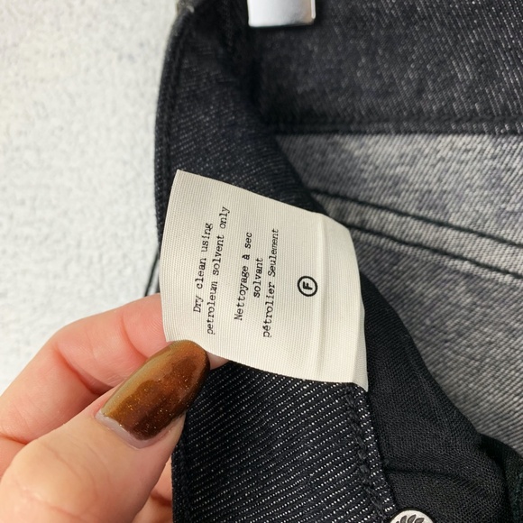 rag & bone | Nina High Rise Ankle Cigarette Jean Snake Foil - Picture 10 of 10